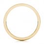 14k Yellow Gold 14k Yellow Gold Men's Concave Wedding Band - Front View -  101629 - Thumbnail