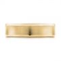 14k Yellow Gold 14k Yellow Gold Men's Concave Wedding Band - Top View -  101629 - Thumbnail
