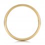18k Yellow Gold 18k Yellow Gold Men's Contemporary Brushed Wedding Band - Front View -  100173 - Thumbnail