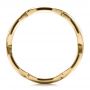 18k Yellow Gold 18k Yellow Gold Men's Contemporary Woven Wedding Band - Front View -  100122 - Thumbnail