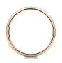 14k Rose Gold 14k Rose Gold Men's Custom Diamond Wedding Band - Front View -  108159 - Thumbnail
