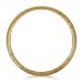 18k Yellow Gold 18k Yellow Gold Men's Custom Ring With Aquamarine - Front View -  1203 - Thumbnail