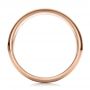 18k Rose Gold 18k Rose Gold Men's Diamond Wedding Band - Front View -  100179 - Thumbnail