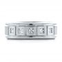  Platinum Platinum Men's Diamond Wedding Band - Top View -  100179 - Thumbnail