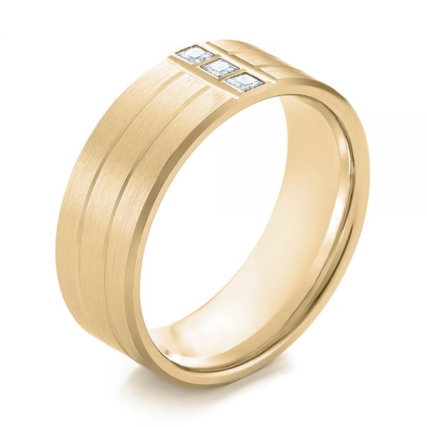 Men's Diamond Wedding Band - Image