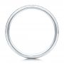  18K Gold Men's Engraved Wedding Band - Front View -  101060 - Thumbnail