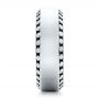 Men's Engraved Wedding Band - Side View -  101040 - Thumbnail