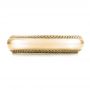 14k Yellow Gold 14k Yellow Gold Men's Engraved Wedding Band - Top View -  101046 - Thumbnail