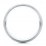 14k White Gold 14k White Gold Men's Hammered Finish Band - Front View -  101191 - Thumbnail