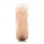 14k Rose Gold 14k Rose Gold Men's Hammered Finish Band - Side View -  101190 - Thumbnail