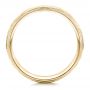 14k Yellow Gold 14k Yellow Gold Men's Hammered Finish Band - Front View -  101190 - Thumbnail