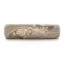 Men's Mokume Band - Top View -  100593 - Thumbnail