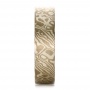 Men's Mokume Flat Band - Side View -  100524 - Thumbnail