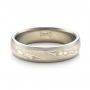 Men's Mokume Wedding Band - Flat View -  1463 - Thumbnail