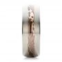Men's Mokume Wedding Band - Side View -  1465 - Thumbnail