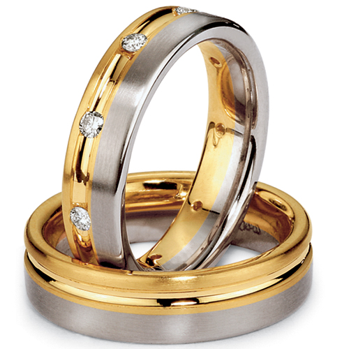 Elegant Single Diamond Platinum Base Gold Polish Band Ring for Men – Suraj  Bhan Jewellery Hub