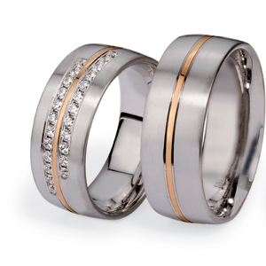 mens platinum and gold wedding rings