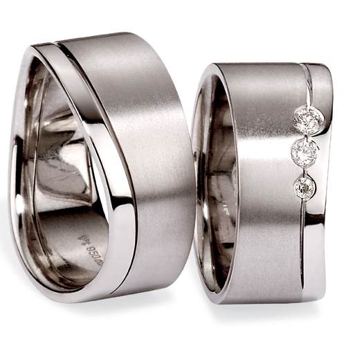 Men's Diamond Band - Flat View - 287