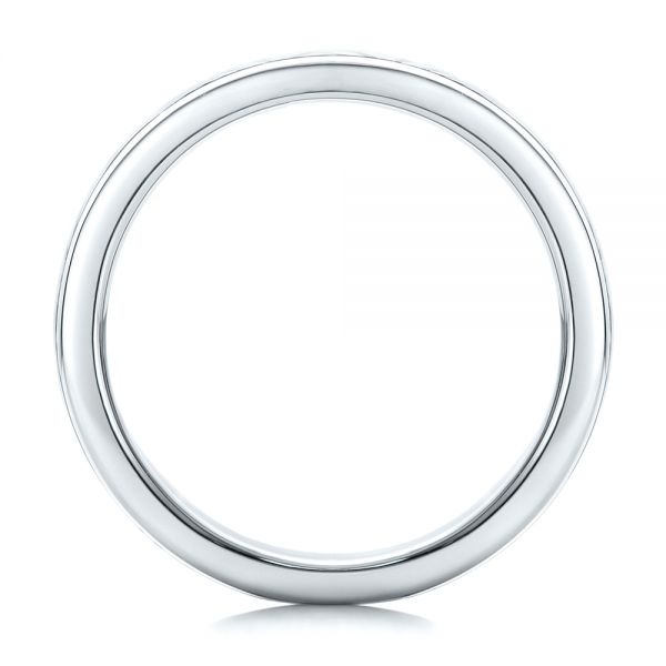 Men's Mokume Wedding Band - Front View - 102130
