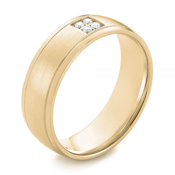 Men's Yellow Gold Wedding Bands - Seattle Bellevue - Joseph Jewelry