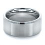  Platinum Men's Tungsten Ring - Flat View -  1371 - Thumbnail