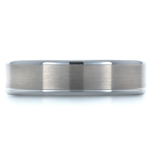 Men's Tungsten Ring - Top View -  1333