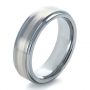 Men's Tungsten Ring - Three-Quarter View -  1334 - Thumbnail