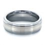 Men's Tungsten Ring - Flat View -  1334 - Thumbnail