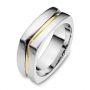 Men's Two-tone Band - Three-Quarter View -  386 - Thumbnail