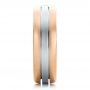 14k Rose Gold And 14K Gold 14k Rose Gold And 14K Gold Men's Two-tone Diamond Wedding Band - Side View -  100146 - Thumbnail