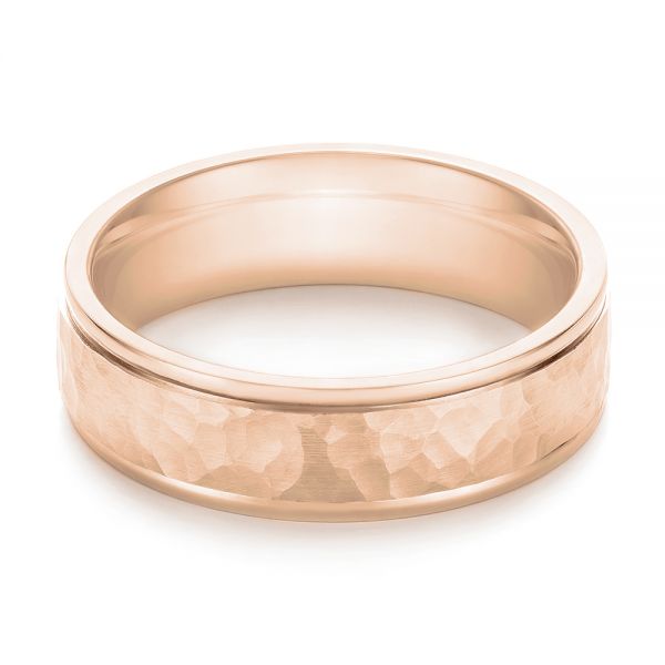 18k Rose Gold Men's Wedding Band #103027 - Seattle Bellevue | Joseph ...