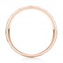 14k Rose Gold 14k Rose Gold Men's Wedding Band - Front View -  103027 - Thumbnail