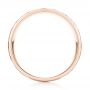 18k Rose Gold 18k Rose Gold Men's Wedding Band - Front View -  103027 - Thumbnail