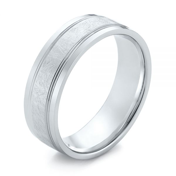 Men's Wedding Band - Three-Quarter View -  103965