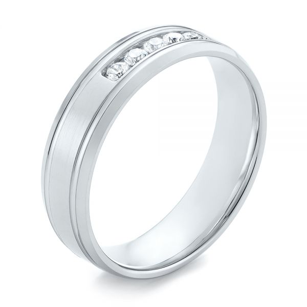 Men's Wedding Band - Three-Quarter View -  103971