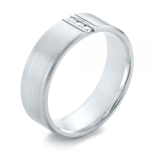 Men's Wedding Band - Three-Quarter View -  103972