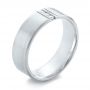 Men's Wedding Band - Three-Quarter View -  103972 - Thumbnail