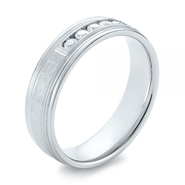 Men's Wedding Band - Three-Quarter View -  103973