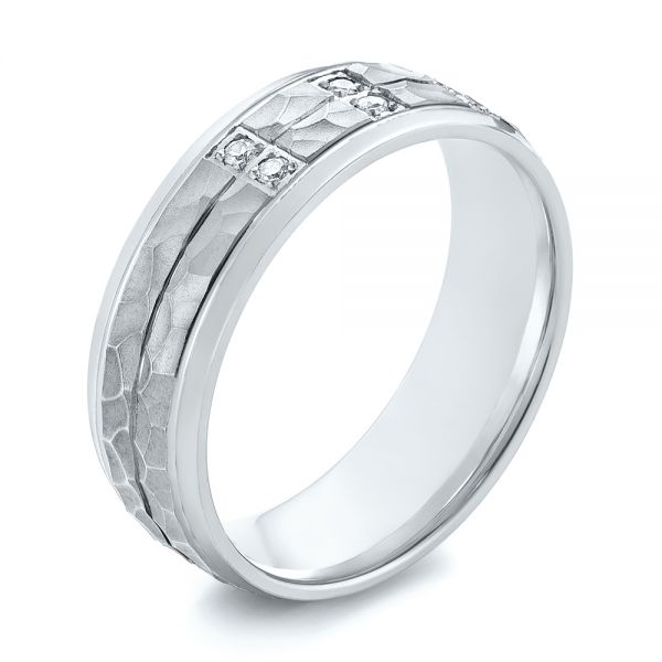 Men's Wedding Band - Three-Quarter View -  103978