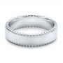  Platinum Platinum Men's Wedding Band - Flat View -  101044 - Thumbnail