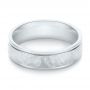 Platinum Platinum Men's Wedding Band - Flat View -  103027 - Thumbnail