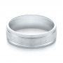 Men's Wedding Band - Flat View -  103965 - Thumbnail