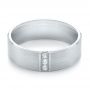 Men's Wedding Band - Flat View -  103972 - Thumbnail