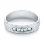 Men's Wedding Band - Flat View -  103973 - Thumbnail