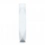 18k White Gold Men's Wedding Band - Side View -  102019 - Thumbnail