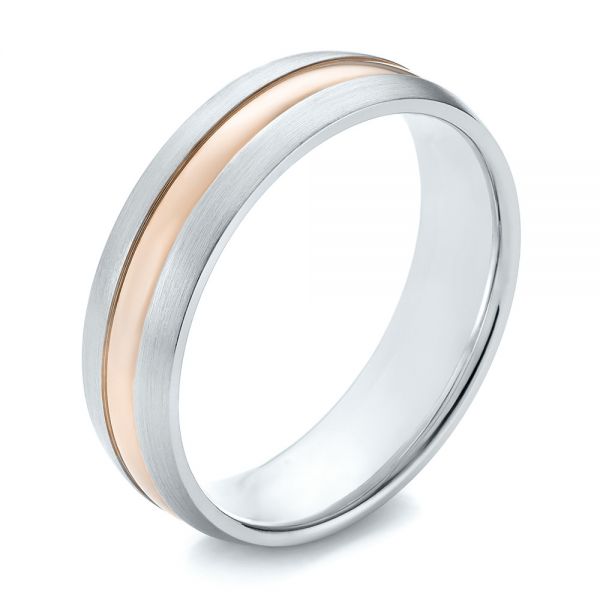 Men's Wedding Ring - Three-Quarter View - 103800