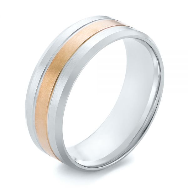 Men's Wedding Ring - Three-Quarter View -  103949