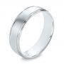 Men's Wedding Ring - Three-Quarter View -  103783 - Thumbnail