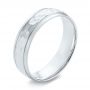 Men's Wedding Ring - Three-Quarter View -  103784 - Thumbnail
