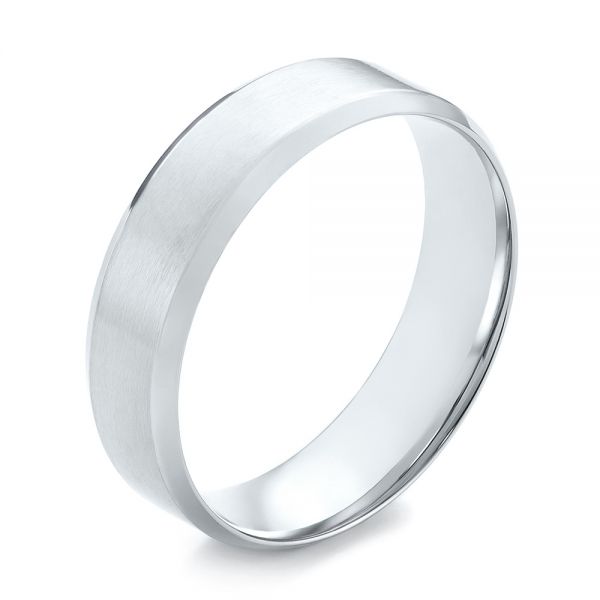Men's Wedding Ring - Three-Quarter View -  103785